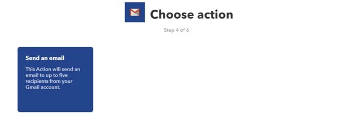 action ifttt