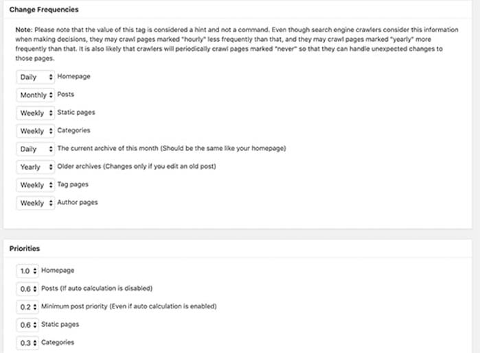 uu tien trong sitemap