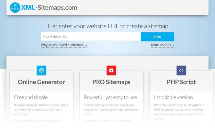 xml sitemaps com