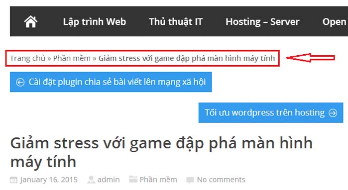 cach di internal link