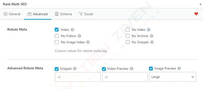 meta noindex nofollow